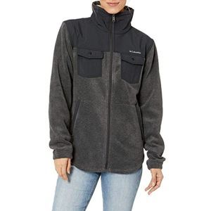 NWT Columbia Benton Springs Overlay Fleece Sherpa Jacket Women's Size S